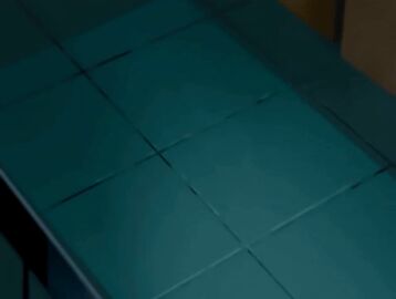 00s 2006 animated bible_black bible_black_only black_thighhighs bouncing_breasts breasts brown_hair closed_eyes female female_focus hair_bobbles hair_ornament imari_kurumi large_breasts lowres miniskirt necktie panties school_uniform shirt shoes side_ponytail skirt skirt_lift solo striped_clothes striped_panties tagme thighhighs underwear white_shirt zettai_ryouiki