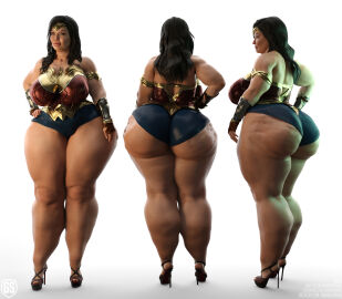 3d bbw overweight tagme wonder_woman_(series)