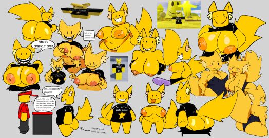 1girls 2024 animal_humanoid areola areolae ass big_ass big_breasts big_tail blush breasts cat_humanoid clothing collage compilation dialogue digital_drawing_(artwork) digital_media_(artwork) edit english_text felid felid_humanoid feline feline_humanoid female genitals goofy_goober_(loudnormal4) grin humanoid inner_ear_fluff looking_at_viewer loudnormal4 mammal mammal_humanoid nipples nude nude_female pussy reference_image roblox roblox_avatar robloxian shirt slightly_chubby slightly_chubby_female smile solo source_request speech_bubble standing tail text text_on_clothing text_on_shirt text_on_topwear thighs third-party_edit tongue tongue_out topwear tuft wide_grin yellow yellow_body