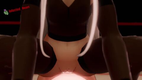 3d 720p ameafterdark animated boxing_ring cheering crowd infected_heart longer_than_10_seconds longer_than_30_seconds longer_than_one_minute mirko moaning pov public rumi_usagiyama sound tagme video voice_acted watermark wrestling