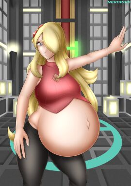 1girls 2d 2d_(artwork) 2d_artwork artist_name artist_signature belly belly_button belly_exposed big_belly black_pants blonde_female blonde_hair blue_eyes city_background cynthia_(pokemon) digital_art digital_drawing_(artwork) digital_media digital_media_(artwork) enjoying_pregnancy female female_focus female_only fetish huge_belly hyper_belly long_hair looking_at_viewer nerdroid pokemon pokemon_champion pokemon_dppt pose pregnant pregnant_belly pregnant_female pregnant_human red_bow red_topwear sex sexy sexy_body sexy_female signature super_belly white_skin white_skinned_female