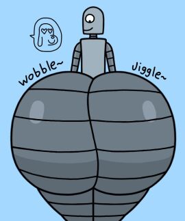 2boys ass bald big_ass big_butt canine dog_(robot_dreams) fat_ass fat_butt heart heart-shaped_pupils huge_ass huge_butt jiggle jiggling_ass looking_back male male_only offscreen_character robot robot_(robot_dreams) robot_dreams text thick_ass thick_butt wik45 wobble wobbling_ass