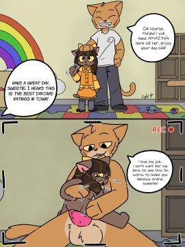 1boy 1girls cub female furry ivy_pepper male male_rapist older_male tagme