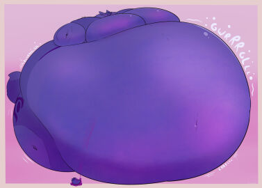 big_breasts blueberry_inflation breasts cleavage female feybeasts furry huge_breasts inflation spherical_inflation tagme thick_thighs wide_hips