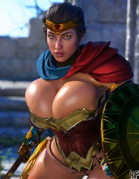 1girls 3d amazon amazonian ass big_breasts breasts busty curvy dark_hair dc dc_comics diana_prince fat_ass female female_only long_hair looking_at_viewer muscular muscular_female muscular_thighs olive_skin panties princess royalty rude_frog solo solo_female suicide_squad suicide_squad:_kill_the_justice_league superhero_costume superheroine thick thick_legs thick_thighs tiara wonder_woman wonder_woman_(series) wonder_woman_(suicide_squad_game)