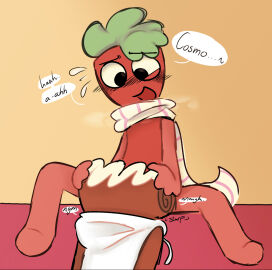 blowjob cosmo_(dandy's_world) counter dandy's_world dandys_world huffing oral spread_legs sprout_(dandy's_world) yaoi