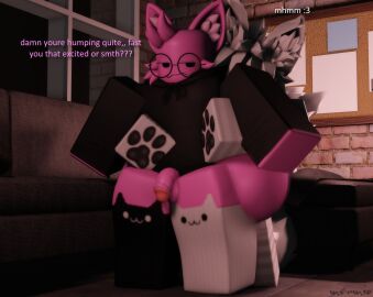 1boy 1femboy 2boys 3d ass big_ass big_ass_(male) bottom_heavy_femboy bubble_ass bubble_butt cock_in_ass dick_in_ass english_text femboy flaccid from_behind gay huge_ass huge_butt humping idk_what_to_tag_it large_ass large_butt luvia_(mermio) male male_on_femboy male_on_male massive_ass massive_butt mermio penis penis_in_ass pink_fur roblox robloxian sex text