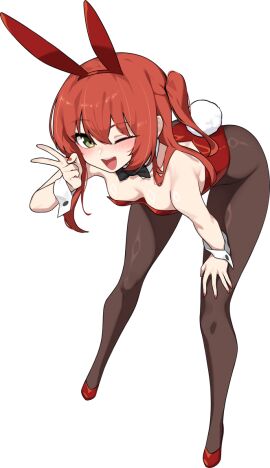 1girls armpits ass back bare_armpits bare_arms bare_chest bare_hands bare_shoulders bare_skin black_bowtie blush blush_face blush_lines blushed_face blushing_at_viewer blushing_face blushing_female bocchi_the_rock! bowtie breasts brown_legwear brown_pantyhose bunny_ears bunny_tail calves cleavage collar collarbone dev_(dev0614) dot_nose elbows exposed exposed_armpits exposed_arms exposed_shoulders eyebrows_visible_through_hair feet female female_only fingernails fingers flat_belly flat_breasts flat_chest flat_chested footwear full_body green-eyed_female green_eyes hair_between_eyes hairband hand_on_leg hand_on_own_leg hand_on_own_thigh hand_on_thigh high_heels high_resolution highres kita_ikuyo knees lean_figure leaning_forward legs legs_apart legs_spread legwear leotard light-skinned_female light_skin long_hair looking_at_viewer nail_polish nails narrow_waist one_one_eye_open open_mouth open_mouth_smile pantyhose parted_lips peace_sign petite petite_body petite_breasts petite_female playboy_bunny ponytail red-haired_female red_bunny_ears red_bunnysuit red_fingernails red_footwear red_hair red_hairband red_high_heels red_leotard red_nail_polish red_nails red_shoes red_topwear shoes shoulders side_ponytail sign simple_background skinny skinny_female skinny_waist slender_body slender_waist slim_female slim_waist small_breasts smile smiling smiling_at_viewer smooth_chest solo spread_legs standing thick_ass thick_thighs thighs thin_waist tongue topwear upper_teeth v v_sign white_background white_collar white_wrist_cuffs wide_hips wink winking winking_at_viewer wrist_cuffs