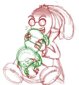 1boy adult artist_name character_(papa_louie) flipline_studios gay_sex humanoid male papa_louie radish radley_madish_(papa_louie) sex sketch skittlemilk90