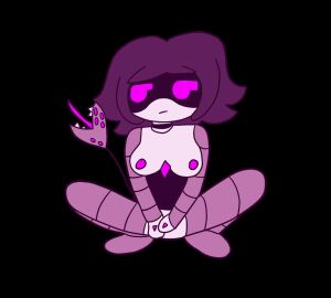 1girls 2d animated dildo dildo_in_pussy female female_only humanoid masturbation murder_drones purple_hair pussy robot robot_girl robot_humanoid screen_face solo sprinklesofsins tail tail_sex uzi_(murder_drones) white_background