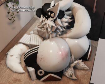 1boy 1girls 3d ass ass_in_face ass_on_face big_ass big_breasts breasts bubble_ass bubble_butt butt_in_face butt_on_face dialogue english_text enormous_ass face_in_ass face_in_butt fat_ass female femboy_on_male huge_ass huge_boobs huge_breasts huge_butt huge_thighs large_ass large_butt luvia_(mermio) male male_on_male massive_ass massive_boobs massive_breasts massive_butt massive_thighs massive_tits mermio pinned_under_ass pinned_under_butt roblox robloxian text thicc_thighs thick_thighs wide_hip wide_hips wide_thighs