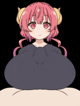 1boy 1girls 2d 2d_(artwork) 2d_animation 2d_artwork accurate_art_style animated animated_gif balls beat_banger big_breasts big_penis boobjob breasts clothed_female_nude_male female female_focus gif huge_breasts huge_cock ilulu ilulu_(dragon_maid) ilulu_(maidragon) kobayashi-san_chi_no_maidragon light-skinned_female light-skinned_male light_skin male male/female male_pov miss_kobayashi's_dragon_maid paizuri paizuri_under_clothes penis pink_eyes pink_hair shirt shortstack straight toriel_beat_banger