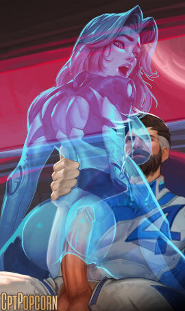 1boy 1girls artist_name ass blonde_female blonde_hair breasts canon_couple couple cptpopcorn fantastic_four female hetero hetero_sex highres husband_and_wife invisible invisible_woman invisible_woman_(marvel_rivals) large_penis long_hair male married_couple marvel marvel_comics marvel_rivals mature_female milf mr_fantastic mr_fantastic_(marvel_rivals) open_mouth penis pussy sex sue_storm superhero superheroine vaginal_penetration watermark