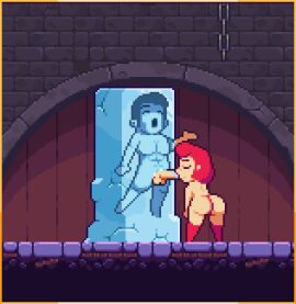 animated boobs breasts female pixel_animation pixel_art scarlet_maiden video_game_character video_games