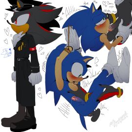 anal anal_sex anthro anthro_on_anthro anthro_penetrated anthro_penetrating anthro_penetrating_anthro armband ass bdsm bodily_fluids bondage boots bound circumcised clothing duo erection eulipotyphlan fellatio footwear gay gay_male genital_fluids genitals hedgehog hi_res looking_pleasured male male/male male_on_bottom male_on_top male_penetrated male_penetrating male_penetrating_male mammal military_uniform mr_orange000 on_bottom on_top oral penetration penile penile_penetration penis penis_in_ass penis_in_mouth precum red_eyes saliva sega sex shadow_the_hedgehog shoes socks sonadow sonic_(series) sonic_the_hedgehog sonic_the_hedgehog_(series) stand_and_carry_position standing standing_sex uniform white_clothing white_footwear white_socks yaoi