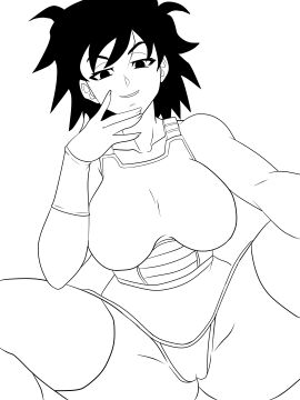 1girls 1milf armor ass big_ass big_breasts big_thighs black_hair breasts dragon_ball dragon_ball_super female gine hand_on_face looking_at_viewer mature_female milf mother saiyan saiyan_armor saiyan_female smile smiling smiling_at_viewer thighs uncolored voluptuous