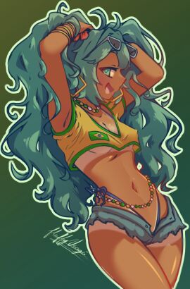 1girls artist_request bikini_tan brazil brazilian brazilian_female brazilian_miku female hatsune_miku latin_american_hatsune_miku_(meme) tagme tan_line tan_lines tanline tanlines tanned tanned_body tanned_female tanned_skin thong vocaloid whale_tail_(clothing)