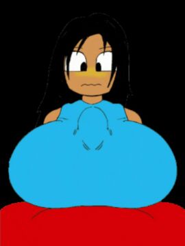 1boy 1girls 2d 2d_(artwork) 2d_animation 2d_artwork animated animated_gif balls beat_banger boobjob breasts brown_skin clothed_female_nude_male female female_focus gif huge_breasts huge_cock male male/female male_on_female male_pov maria_(acido_frio) paizuri paizuri_under_clothes penis pls_donate red_skin roblox roblox_avatar robloxian straight toriel_beat_banger