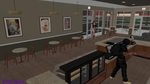 3d 3d_animation 3d_model big_penis blowjob clothed clothed_female clothed_sex deep_blowjob deep_penetration deepthroat dick employee half_naked half_naked_male half_nude half_nude_male harunarc long_hair red_hair starbucks tagme tattoo tattoo_on_arm tattoo_on_belly tattoo_on_chest tattoo_on_legs tattooed_arm tattoos video vr vrchat vrchat_avatar vrchat_model