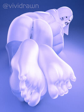 airie_(fortnite) alternate_version_available anus ass bottomless bottomless_female clothed clothed_female clothing feet feet_focus female foot_fetish foot_focus fortnite looking_back looking_back_at_viewer on_all_fours pants pants_down partially_clothed partially_clothed_female presenting_feet presenting_hindquarters shiny shiny_skin soles vividrawn