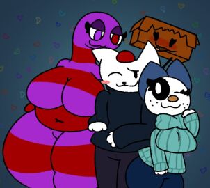 big_breasts breasts cleavage female furry huge_breasts lewdyoshyboy oshawott pokemon pokemon_(species) thick_thighs wide_hips