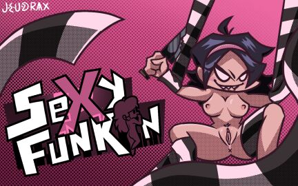 asian asian_female average_breasts black_hair breasts estudiomega female friday_night_funkin friday_night_funkin_mod nene nene_(newgrounds) newgrounds nude nude_female pubic_hair pussy sexy_funkin teeth tentacle tentacles white_eyes