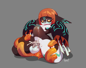 2024 5:4 anal anal_sex balls black_body blue_markings blue_nipples blush bob_cut bodily_fluids chastity_cage chastity_cage_only chastity_device chastity_device_only cum cum_while_chaste digital_media_(artwork) ejaculation femboy fist genital_fluids genitals hair hi_res humanoid humanoid_pointy_ears imp magic male male_humanoid markings monotone_background nedoiko nintendo nipples nude nude_humanoid nude_male open_mouth orange_eyes orange_hair penetration penis sharp_teeth short_stack simple_background small_penis solo stomach_bulge stylized_chastity_cage teeth the_legend_of_zelda twili twilight_princess what zant