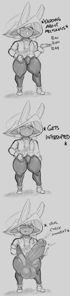 annoyed balls bunny_boy bunny_ears comic dark-skinned_femboy dark-skinned_male dark_skin fan_character femboy final_fantasy final_fantasy_xiv foreskin huge_balls huge_cock imminent_rape imminent_sex lalafell large_penis leggings licking_lips male oni_draws original penis remi_(oni_draws) shortstack shortstack_femboy teapot_(body_type) thick_thighs tight_clothes tight_clothing tights torn_clothes torn_legwear uncircumcised uncut