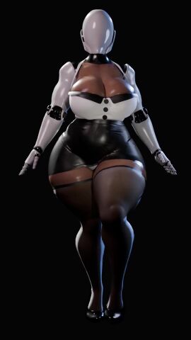 1girls animated big_ass big_breasts business_suit haydee haydee_(game) jojomingles robot robot_girl tagme thick_thighs video