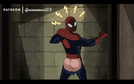 djunderground123 enmtoonz gay male marvel marvel_comics peter_parker spider-man spider-man_(series) torn_clothes torn_clothing ultimate_spider-man