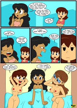 3girls after_sex arguing argument bed bicurious bisexual bisexual_female black_hair breasts brown_eyes brown_hair chloe_(xierra099) chocolate_and_vanilla clothed clothed_female comic curly_hair dark-skinned_female dark_skin dialogue english_dialogue female female_only future glasses hairless_pussy hourglass_figure humor incest laying_on_bed lesbian lesbian_domination lesbians light-skinned_female light_skin long_hair lovin’sis milf mother_and_daughter multiple_females multiple_girls naked naked_female nipples older_female older_female_and_younger_female on_bed puffy_hair pussy random_character short_hair straight_to_bi straight_to_gay susan_(xierra099) threesome unknown_character unknown_female xierra099 younger_female yuri