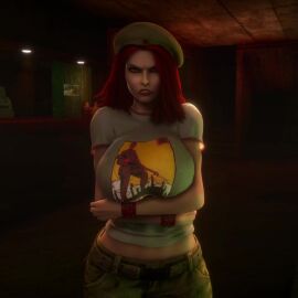 1girls 3d 3d_animation alternate_breast_size animated arms_under_breasts beret big_breasts bouncing_breasts breast_support breasts clothed clothed_female damsel_(vtmb) female female_only hat huge_breasts humanoid humanoid_female humanoid_only jiggle jiggling jiggling_breasts large_breasts longer_than_10_seconds looking_at_viewer pants red_hair red_hair_female shirt shorter_than_one_minute soft_breasts solo solo_female tagme vaako vampire vampire_girl vampire_the_masquerade vampire_the_masquerade_bloodlines video