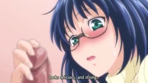 1boy animated anus ass blowjob blue_hair breasts bust_to_bust censored cowgirl_position female fingering fingering_pussy glasses hand_on_ass male nipples penetration penis pussy saliva screencap sex short_hair spread_legs straight sucking_penis tagme uncensored vaginal_penetration video