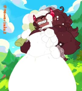 animated choco_werehound_brute cookie_run cookie_run_kingdom gingerbrave mawarisaka3 tagme video wedding_dress