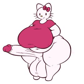 1futa anthro ass bbw breasts breasts_bigger_than_head chubby chubby_futa deadsector edit edited fat fat_ass furry_futa futa_only futanari hello_kitty hello_kitty_(character) hello_kitty_(series) hyper ineffective_clothing intersex kitty_white sanrio