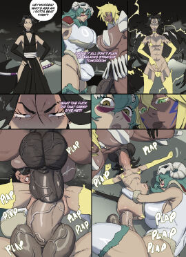 2futas aly_zarathustra anal anal_sex arrancar bad_end balls big_dom_small_sub bleach bleach:_the_thousand-year_blood_war blonde_hair brat bratty breasts comic commission crossdressing cum_while_penetrated dark-skinned_femboy dark-skinned_futa dark-skinned_sissy dark-skinned_sub dark_skin defeated dickgirl domination double_anal double_penetration face_fucking female femboy femboysub frottage frottage_via_penetration futa_domination futa_is_bigger futa_on_femboy futa_on_male futa_with_male futadom futanari green_hair hands-free hardcore height_difference honeybread huge_breasts huge_cock instant_loss intersex larger_futa light-skinned_futa light_skin long_hair male male_penetrated malesub medium_hair muscular muscular_female nelliel_tu_odelschwanck oc older_futa oral original_character penis penis_size_difference sissy size_difference smaller_male stomach_bulge testicles text tia_harribel trap used_as_an_object used_like_a_toy veiny_balls veiny_penis veiny_testicles