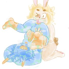 anal antennae_(anatomy) anthro anus armpit_hair body_hair butt_hair clothing duo footwear freckles garfield_(series) gastropod grove_(monday) handjob handjob_while_penetrating handjob_while_rimming lagomorph leporid male male/male mammal mollusk monday_(me0wme0wman) oral paramount_pictures paws inc. penile penis pubes puffy_anus rabbit rimming sex slime slimy_tongue slug socks upside-down upside_down_rimming