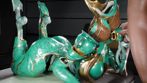 3d_(artwork) 3d_animation animated ass babymoon ball_fondling balls big_butt blue_body digital_extremes digital_media_(artwork) duo feet feet_up fellatio female first_person_view fondling genitals gold_(metal) hand_on_balls human humanoid lotus_(warframe) low-angle_view lying male male/female mammal multicolored_body on_bottom on_front on_top oral penile reverse_cowgirl_position sentient_(warframe) sex short_playtime sound sound_effects sound_warning sumsmutcreator_(modeler) tagme tencent thick_thighs video warframe