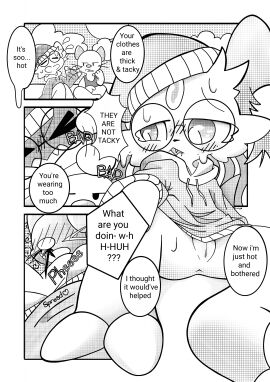 2025 absurd_res ambiguous_gender anus blush blush_lines bodily_fluids bottomless cara_(lucky_luxio) clothed clothing cloud comic dewott dialogue digital_drawing_(artwork) digital_media_(artwork) duo eyewear fan_character female feral forehead_gem gem generation_2_pokemon generation_5_pokemon genitals glasses hat headgear headwear hi_res hoodie lucky_luxio nintendo nosebleed on_ground pokemon pokemon_(species) pussy shirt shirt_only shy sitting sneasel spread_legs spreading sweat sweatdrop tank_top tank_top_only text topwear topwear_only wearing_glasses