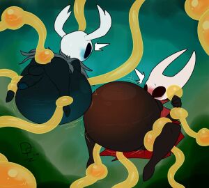 anal anal_sex anthro arthropod ass backsack balls breasts de-flator double_penetration duo female female_penetrated genitals hollow_knight hornet_(hollow_knight) humanoid humanoid_genitalia humanoid_penis indirect_incest_(lore) inflation insects male male_penetrated penetration penis questionable_consent sex sibling_(lore) slime_inflation team_cherry tentacle tentacle_in_ass tentacle_in_vagina tentacle_penetration tentacle_sex the_infection_(hollow_knight) the_knight_(hollow_knight) vaginal_penetration vessel_(species) vulva