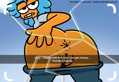 accurate_art_style anus anus_focus ass ass_focus big_ass big_butt butt_hole camera camera_view cartoon_network clothed down_angle exposed_anus exposed_ass exposed_pussy female flight_attendant_(the_amazing_world_of_gumball) grabbing hand_on_ass hand_on_butt leggings looking_at_viewer pants_down phone_camera pussy selfie serious_look showing_ass stretching the_amazing_world_of_gumball the_cartoon_love thick_ass thick_thighs