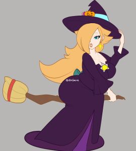 1girls 2024 2d 2d_(artwork) 2d_artwork ass big_ass big_breasts big_butt big_lips big_thighs blonde_hair blue_eyes breasts broom broomstick bubble_ass bubble_butt color colored ear_piercing earrings fat_ass fat_butt female halloween halloween_costume huge_ass huge_butt huge_thighs iiitsgrace large_ass light-skinned_female light_skin lips lipstick long_hair looking_at_viewer mario_(series) nintendo one_eye_covered one_eye_obstructed pale-skinned_female pale_skin pink_nail_polish pink_nails princess_rosalina side_ass solo solo_female thick_ass thick_thighs thighs tight_clothes tight_clothing tight_dress witch witch_costume witch_hat yellow_hair