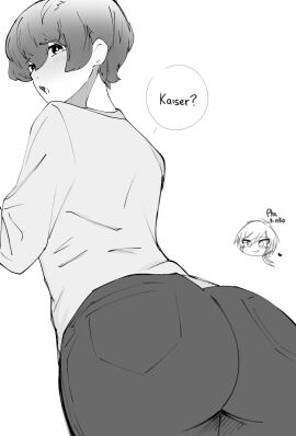 1boy alexis_ness ass big_ass blue_lock blush confused couple couple_(romantic) cute cute_expression cute_male dominant_male femboy kaiser_michael male_only michael_kaiser ness_alexis submissive_male