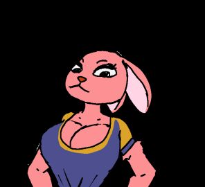 1girls animated anthro anthro_only anthrofied big_breasts black_eyes bouncing_breasts breast_expansion breast_growth breast_growth_(enlargement) breasts bunny cleavage clothed clothes clothing colored expansion eyebrows eyelashes farrah_fun-bunny female female_only gif growth huge_breasts humanoid jiggle large_breasts looking_at_viewer mammal mammal_humanoid pink_body pink_skin rabbit short_playtime simple_background solo solo_female t-shirt thesneakyzone timesplitters top_heavy transparent_background