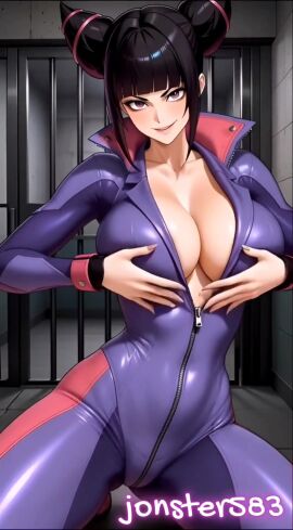 1girls 3d 3d_animation 3d_model ai_generated dance dancer dancer_outfit jonster583 juri_han solo solo_female solo_focus street_fighter tagme video