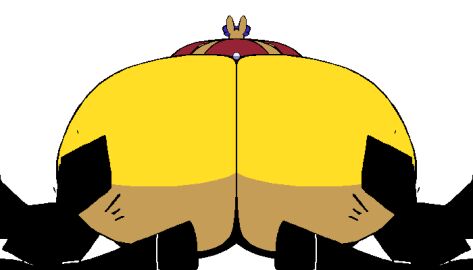 1girls animated anthro ass bow bow_on_head bowtie bunny dress female female_focus female_only furry gwendolyn_mckenzie hips hyper hyper_ass lagomorph lagomorph_humanoid large_ass overweight overweight_female rabbit silhouette testtheasshunter21 thick_thighs thighs twerking wide_hips yellow_body yellow_fur