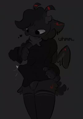 alien animated anthro balls bodily_fluids claws clothing cum cum_in_clothing cum_through_clothing dragon dragonbooper ears_down femboy fluffy fluffy_balls genital_fluids genitals hi_res legwear male microsoft minecraft mojang mythological_creature mythological_scalie mythology onix(character) oversized_clothing pivoted_ears scalie small_tail solo tail tail_motion tailwag thigh_highs wet wet_clothing wings xbox_game_studios