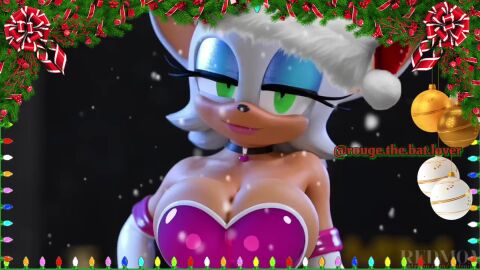 1girls 3d 3d_model animated anthro bat bat_girl big_breasts bouncing_breasts breast_jiggle breasts breasts_out choker christmas christmas_hat christmas_tree clothed dialogue edit female furry gift green_eyes jollyposting laugh laughing light-skinned_female light_skin looking_at_viewer meme mobian mobian_(species) mobian_bat nottanj pov redmoa rouge_the_bat rouge_the_bat_(nottanj) sega smile sonic_(series) sonic_the_hedgehog_(series) sound sound_effects tagme video voluptuous voluptuous_female white_hair