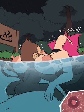 5_fingers agal1502 ass balls big_breasts black_choker black_jewelry black_necklace blush bodily_fluids body_part_in_pussy breasts brown_body brown_butt brown_fur brown_tail brown_tuft choker choker_only cum cum_in_pussy cum_inside dialogue duo earthbound_(series) english_text erect_nipples exclamation_point faceless_character faceless_feral faceless_male feet female female_human female_on_feral female_penetrated feral feral_penetrating feral_penetrating_female feral_penetrating_human fingers fur genital_fluids genitals grass hair haplorhine head_back head_tuft heart_symbol hi_res hot_spring human human_on_feral human_penetrated impregnation interspecies jewelry kumatora larger_female larger_human looking_pleasured male male/female male_feral male_penetrating male_penetrating_female male_penetrating_human mammal moan monkey mostly_nude_female mostly_nude_human necklace necklace_only night nintendo nipples nude open_mouth ovum penetration penile penile_penetration penis penis_in_pussy pink_areola pink_hair pink_nipples plant primate pussy salsa_(mother_3) sex shaking short_hair sign size_difference sky smaller_feral smaller_male sperm_cell star starry_sky tail tan_balls tan_body tan_breasts tan_butt tan_ears tan_face tan_feet tan_nose tan_skin text thick_thighs tongue tongue_out tree trembling tuft vaginal_penetration water wide_hipped_female wide_hips zoophilia