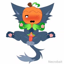 1cuntboy 1futa 2anthro alight_motion animal_genitalia animal_paws animal_penis animated black_eyes blue_body blue_fur blush dandy's_world do_not_repost duo duo_focus eclipse_(dandy's_world) fast_sex fluffy_tail furry furry_futa gourdy_(dandy's_world) grabbing_thighs green_legs hairy_balls immobilized leaf_on_head longer_than_20_seconds necrobait no_sound no_source no_visible_arms no_visible_face no_visible_tail older_futa orange_body penetrating_pumpkin penetrating_pussy pink_pussy pleasure_face pleasured_face pumpkin_head red_penis tagme vaginal_penetration video watermark white_background white_pupils young_cuntboy